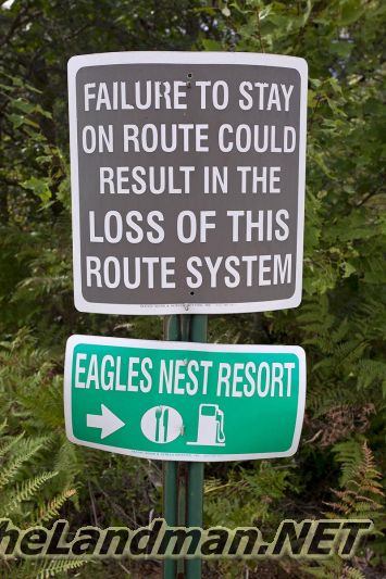 Stay on ATV Route Stay on ATV Route