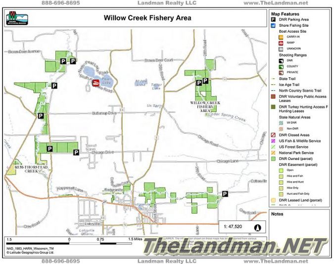 Willow Creek Fishery Area Willow Creek Fishery Area