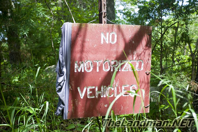 No Motorized Vehicles 