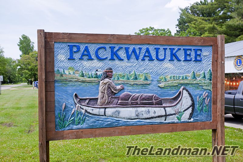 Packwaukee Handmade Sign