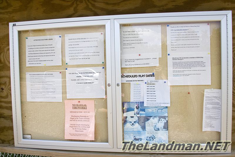 Dog Park Message Board