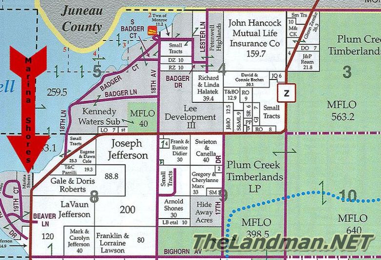 Marina Shores Map Marina Shores Map