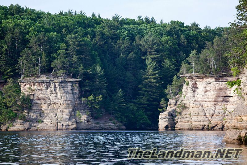 Wisconsin River Rock Outcropping Wisconsin River Rock Outcropping