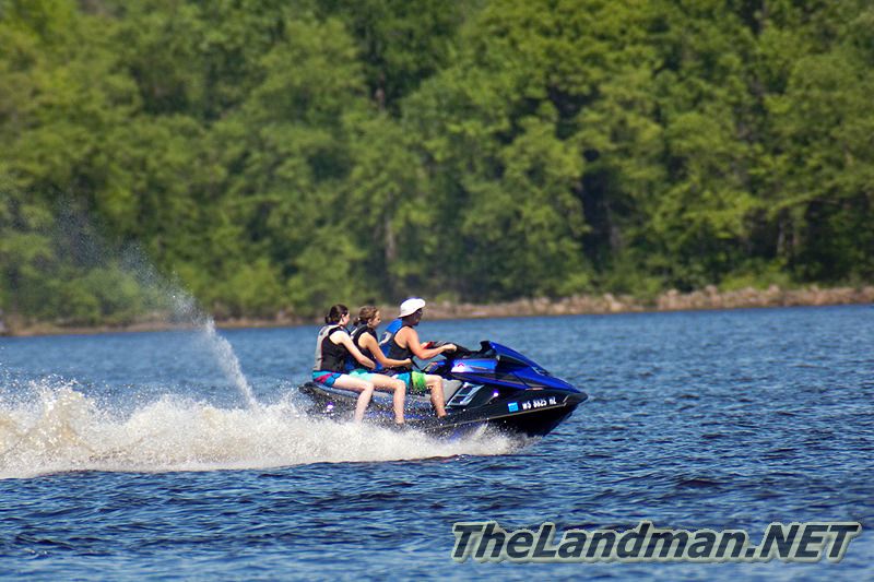 Jet-skiing Castle Rock Lake Jet-skiing Castle Rock Lake