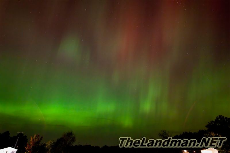 Northern Lights over Central Wisconsin  Northern Lights over Central Wisconsin
