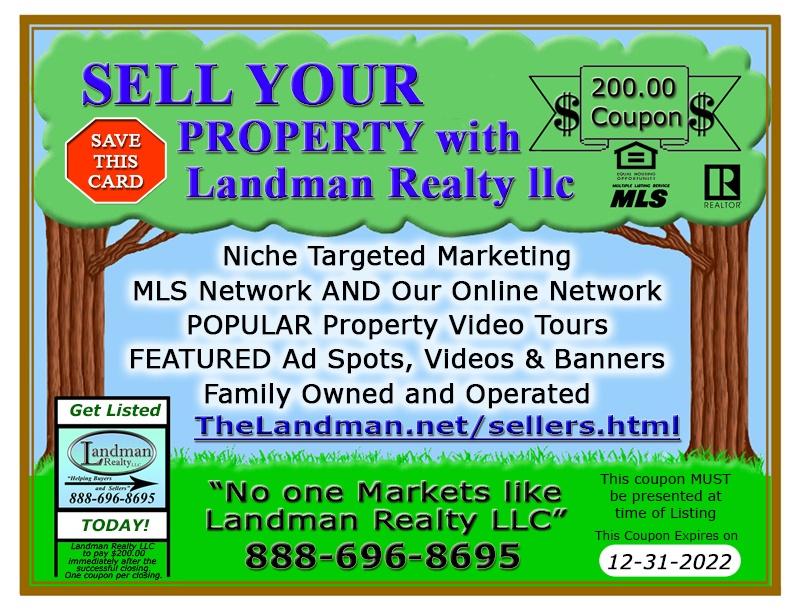 Landman Realty LLC Listing Coupon 2022