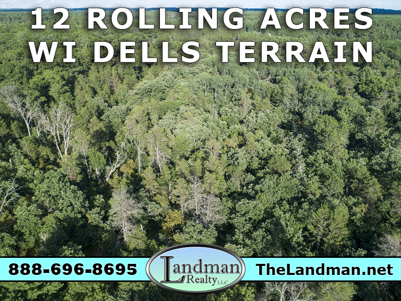 12 Acres Rolling Wooded Acres for Sale Wisconsin Dells Area Video FULL