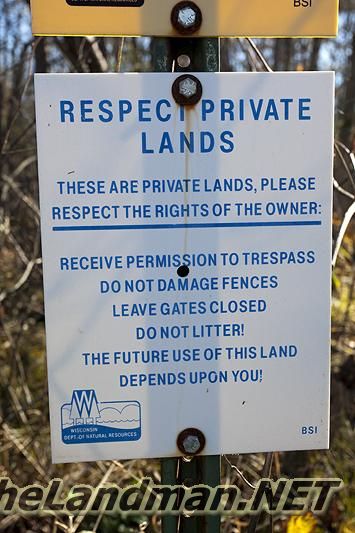 Respect Private Lands