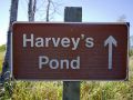 Harvey&#039;s Pond Sign