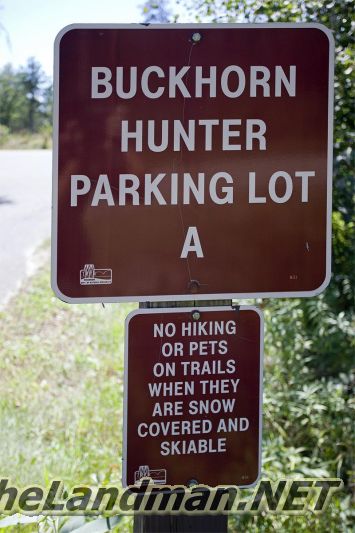Hunters Parking Lot and Access to Backpack Campsites