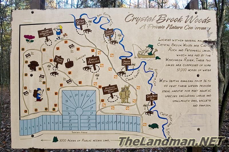 Crystal Brook Woods Sign Layout