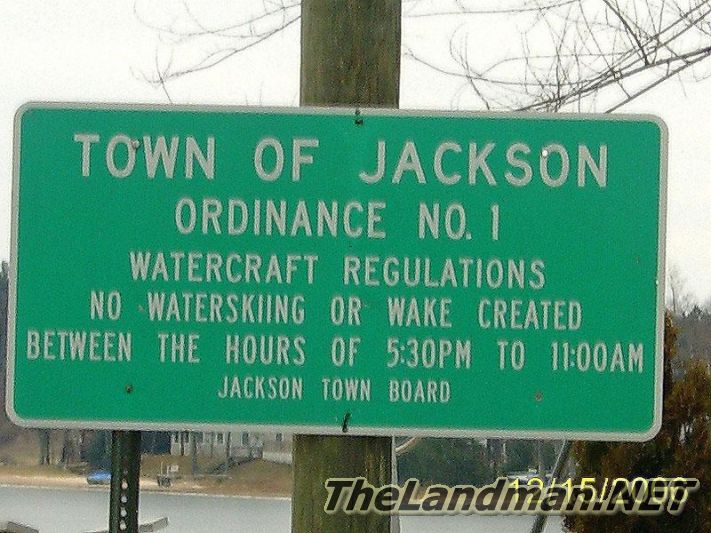 Town of Jackson Ordinance