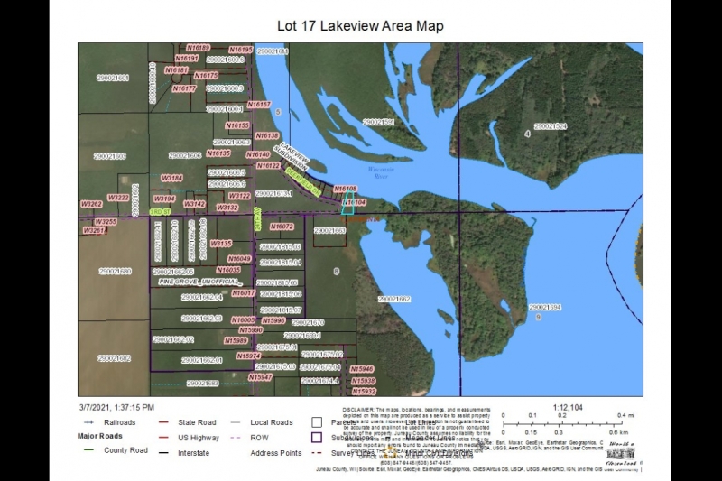 Lot 17 Lakeview Area Map