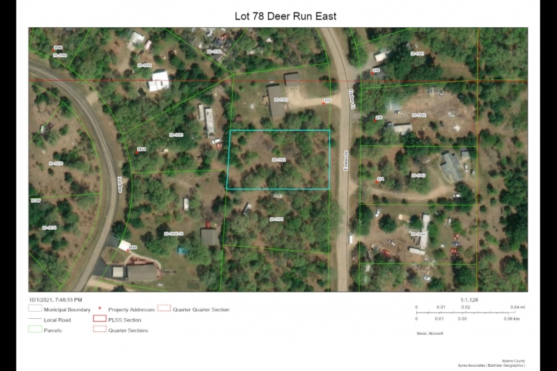 Aerial Map Lot 78 Deer Run East