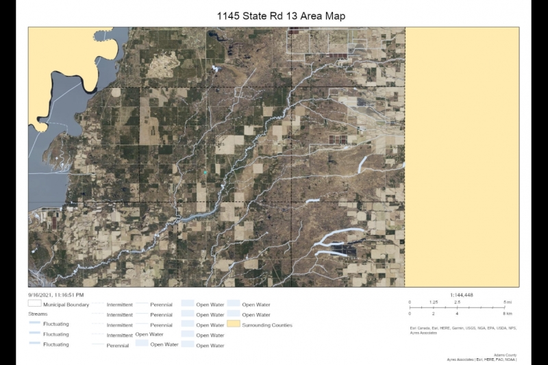 AREA map 1145 STH 13