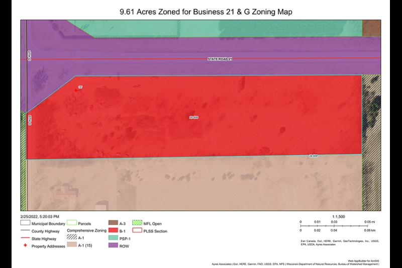 D-800X533-9_61 Acres Zoned for Business 21 & G Zoning Map