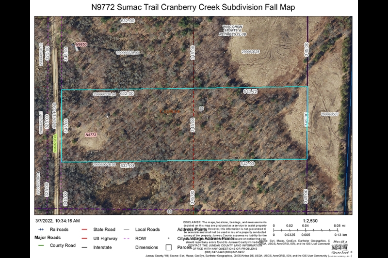 D-800X533-N9772 Sumac Trail Cranberry Creek Subdivision Fall Map