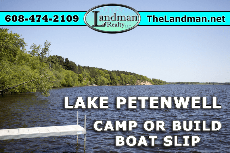 Camp or build Lake Petenwell waterfront, 150' Lake Petenwell Waterfront Land