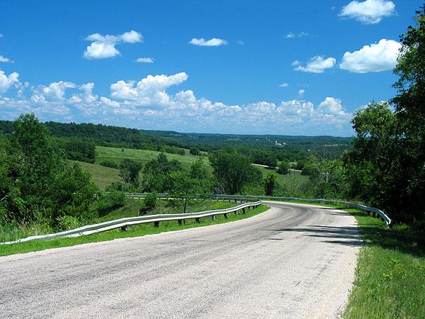 Dutch Hollow Lake Area Road Shot