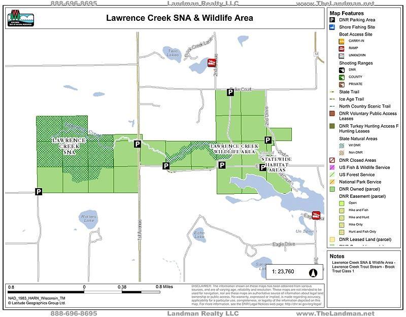 Lawrence Creek SNA Wildlife Area 